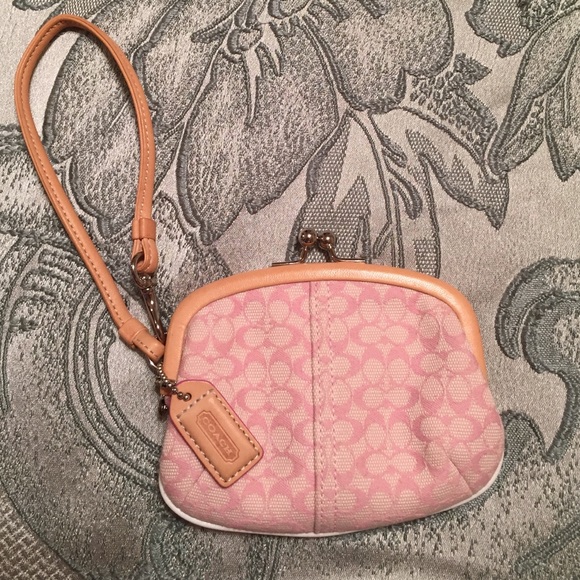 Coach coin purse wristlet