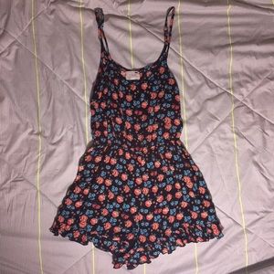 Flower Pattern Romper