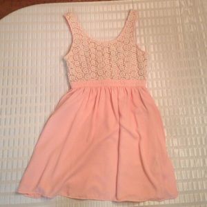 cute pink lace dress
