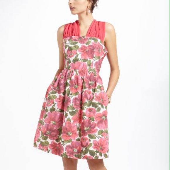 Anthropologie, Pinwheel Dress, Electric Love Light