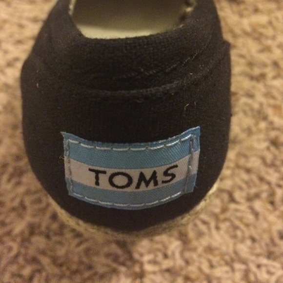 Black toms wedges