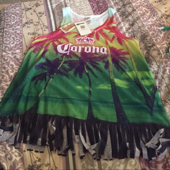Cute summer corona tank top