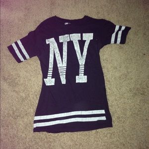 New York jersey shirt .