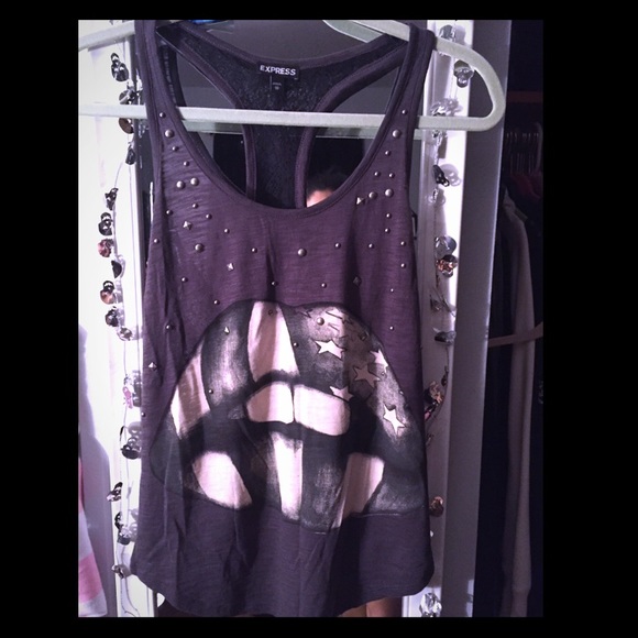 Rock star lip tank