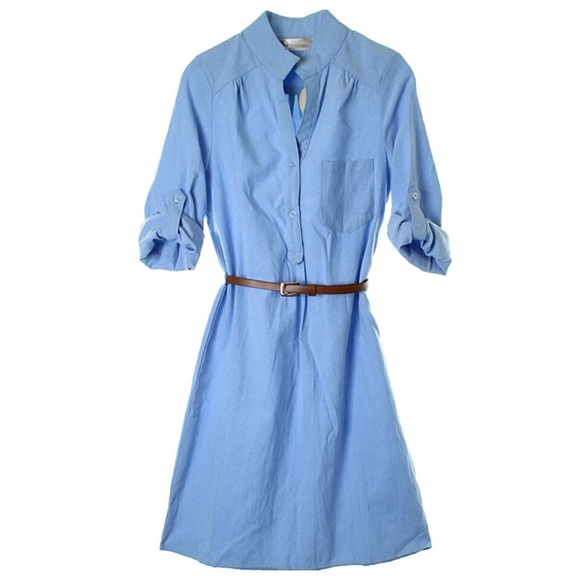 jean dress with belt