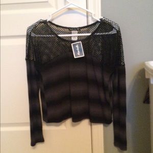 Black long sleeve shirt