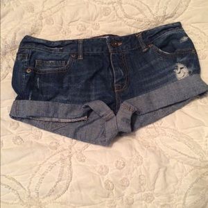 Denim shorts