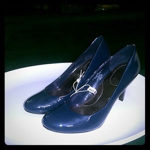 Merona Patent Dark Navy Blue High Heels