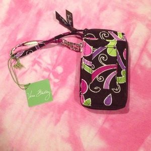 Vera Bradley purple punch wristlet! NWT!