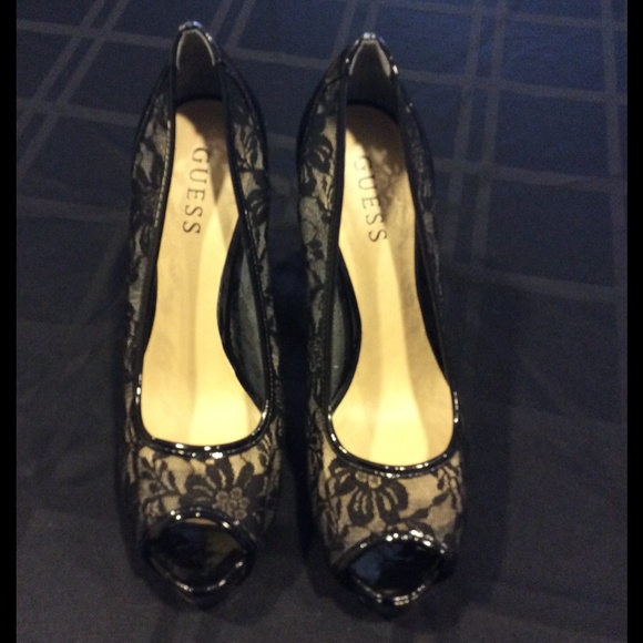 Guess Black Heels