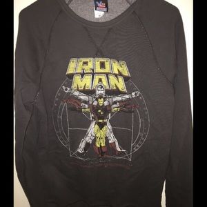 Junk Food Iron Man sweatshirt, size medium