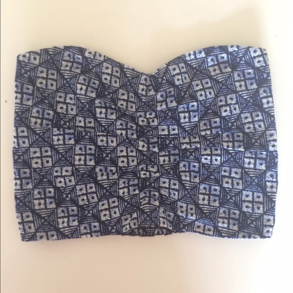 Joie crop top boho tube top