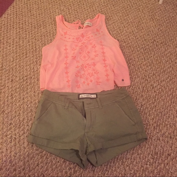 Shirt and shorts