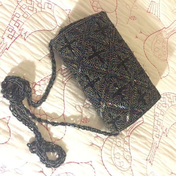 Beaded evening bag
