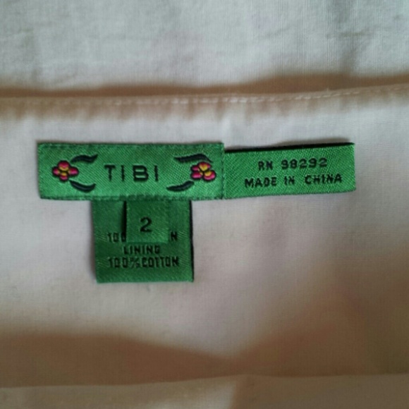 New tibi 100% cotton embroidered skirt retail $228 - Picture 3 of 3