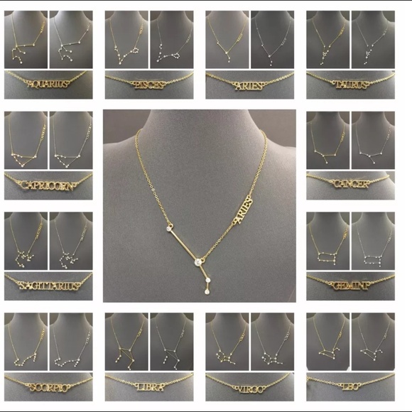 Preorder Constellation zodiac sign necklace