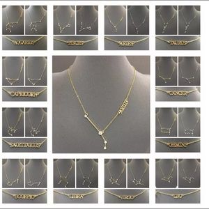 Preorder Constellation zodiac sign necklace
