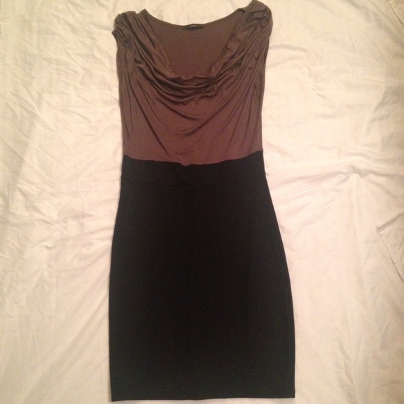 Black and Brown Cowl Neck Dress✨Final Reduction✨