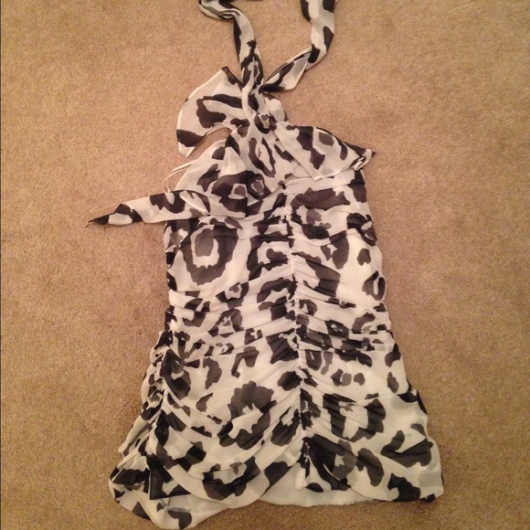 Express printed halter top