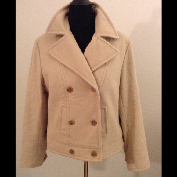 Oatmeal wool jacket, new pic, 2nd listing avail