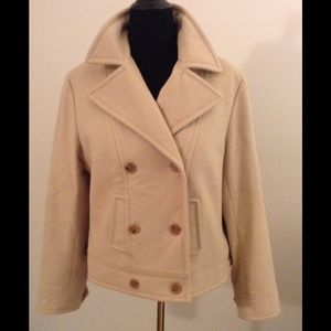 Oatmeal wool jacket, new pic, 2nd listing avail