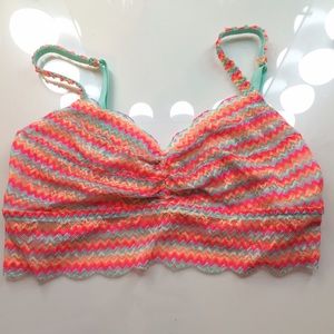 VS Pink Lace Bralette