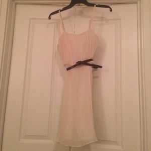 Cream Forever 21 dress