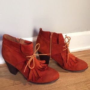 Jeffrey Campbell Pony-Up suede booties