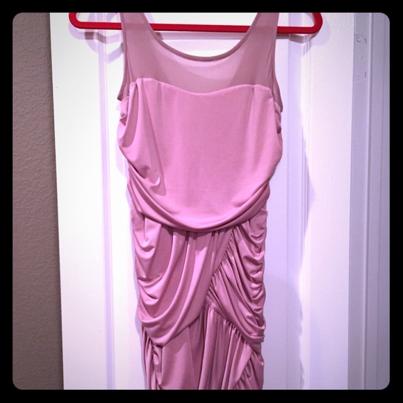 Blush Ruched Dress