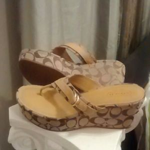 Coach wedges