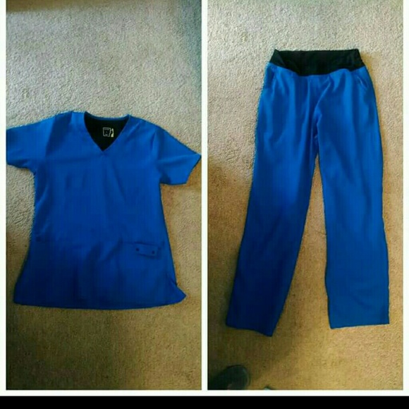 Blue scrubs!
