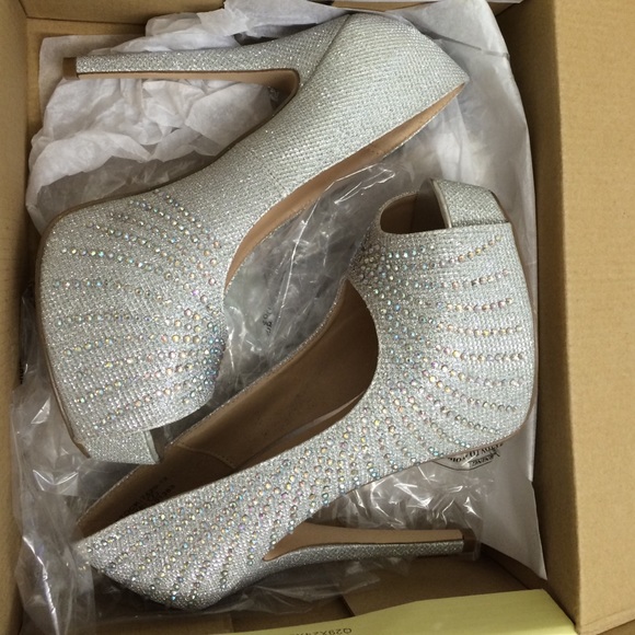 Silver High Heels