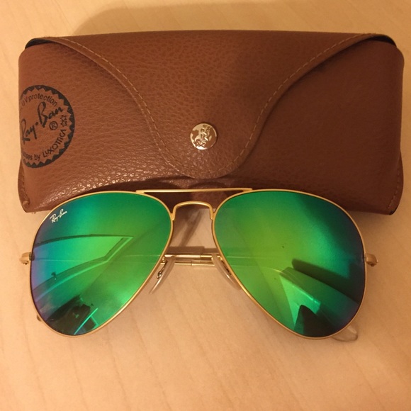 Ray-Ban Aviator Flash Lenses in Green