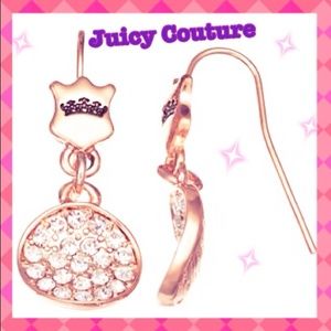 Juicy Couture -rose gold- earrings! 💖