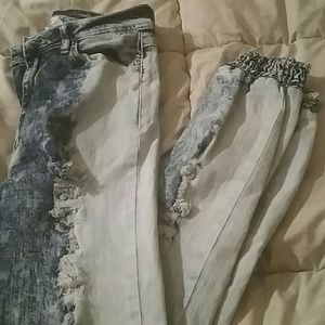 2015 spring high waisted denim jean