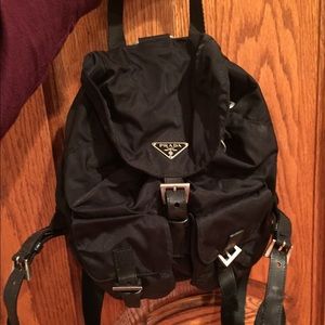 Authentic Black Prada Bookbag