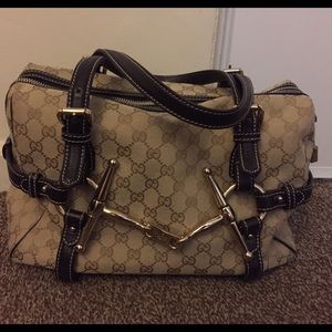 GUCCI Monogram 85th Anniversary Boston Tote