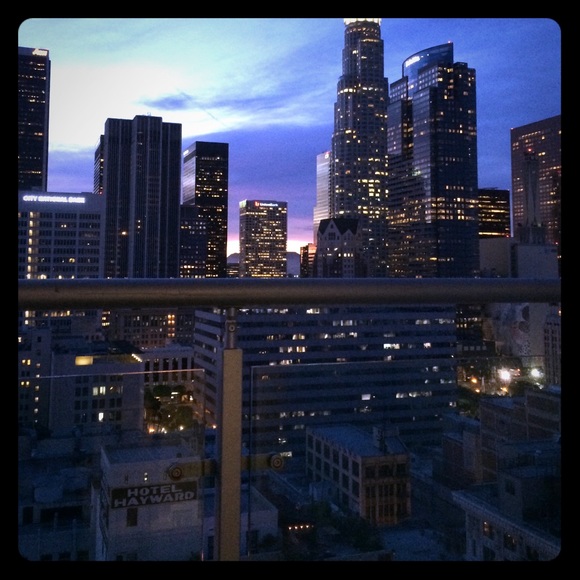 19th floor view downtown Los Angeles !!