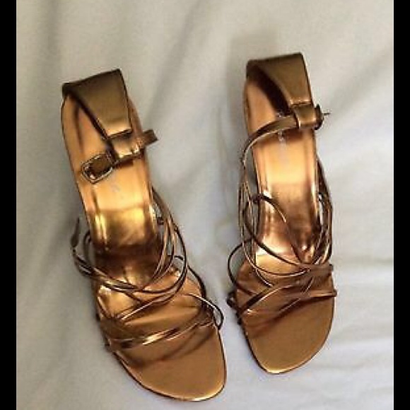 Her Style Shoes - Gorgeous Bronze Heels by Her Style  (DP BIN)🔴