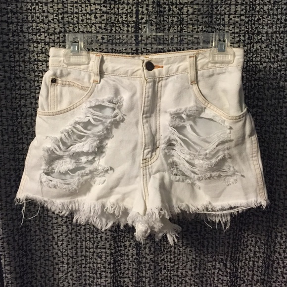 DIY high waisted shorts