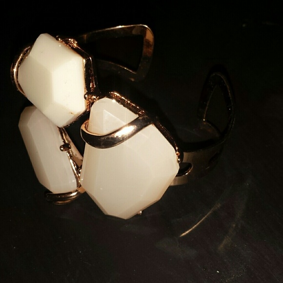 Rose gold cuff bracelet