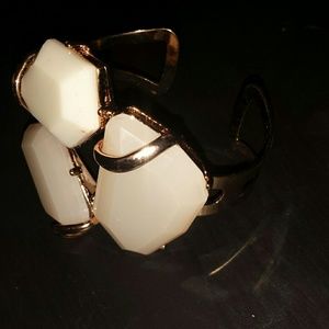 Rose gold cuff bracelet