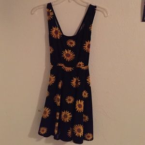 Casual Sunflower Dress