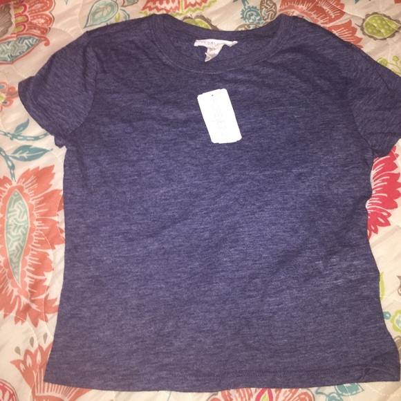 FOREVER 21 navy knit top