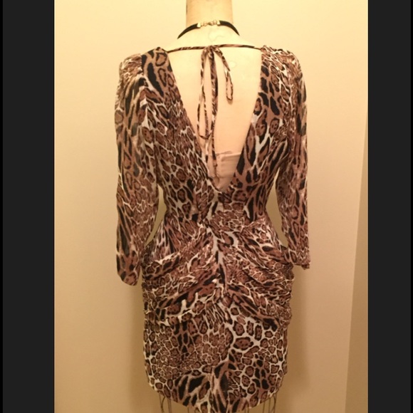 Akira Black Label Animal Print Dress