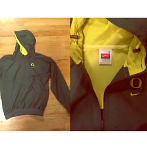Nike U of O Ducks Rain Jacket