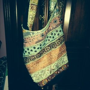 very colorful, cute, crossbody purse
