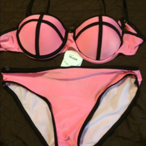 NWT Bikini Set Trending Summer 2015 Size Med - Picture 2 of 2