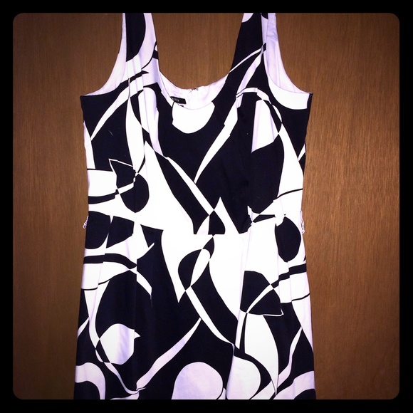 Nine West Black & White Dress