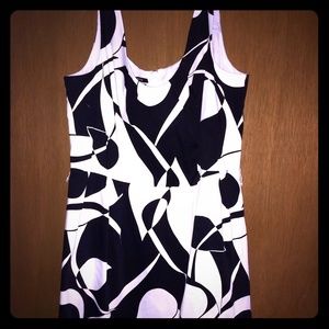 Nine West Black & White Dress